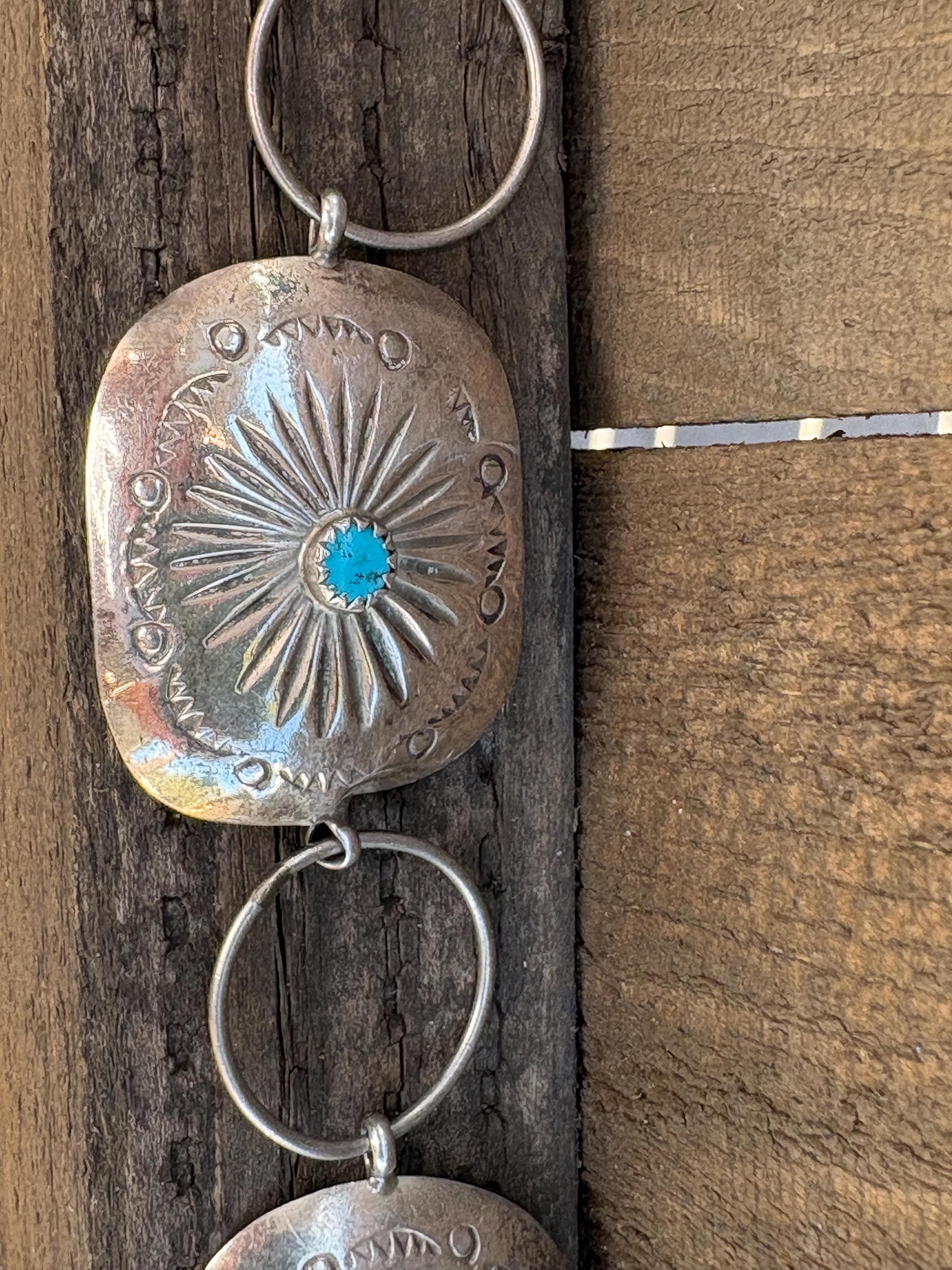 38 Inch Belt! Handmade Navajo Native American Southwest 
