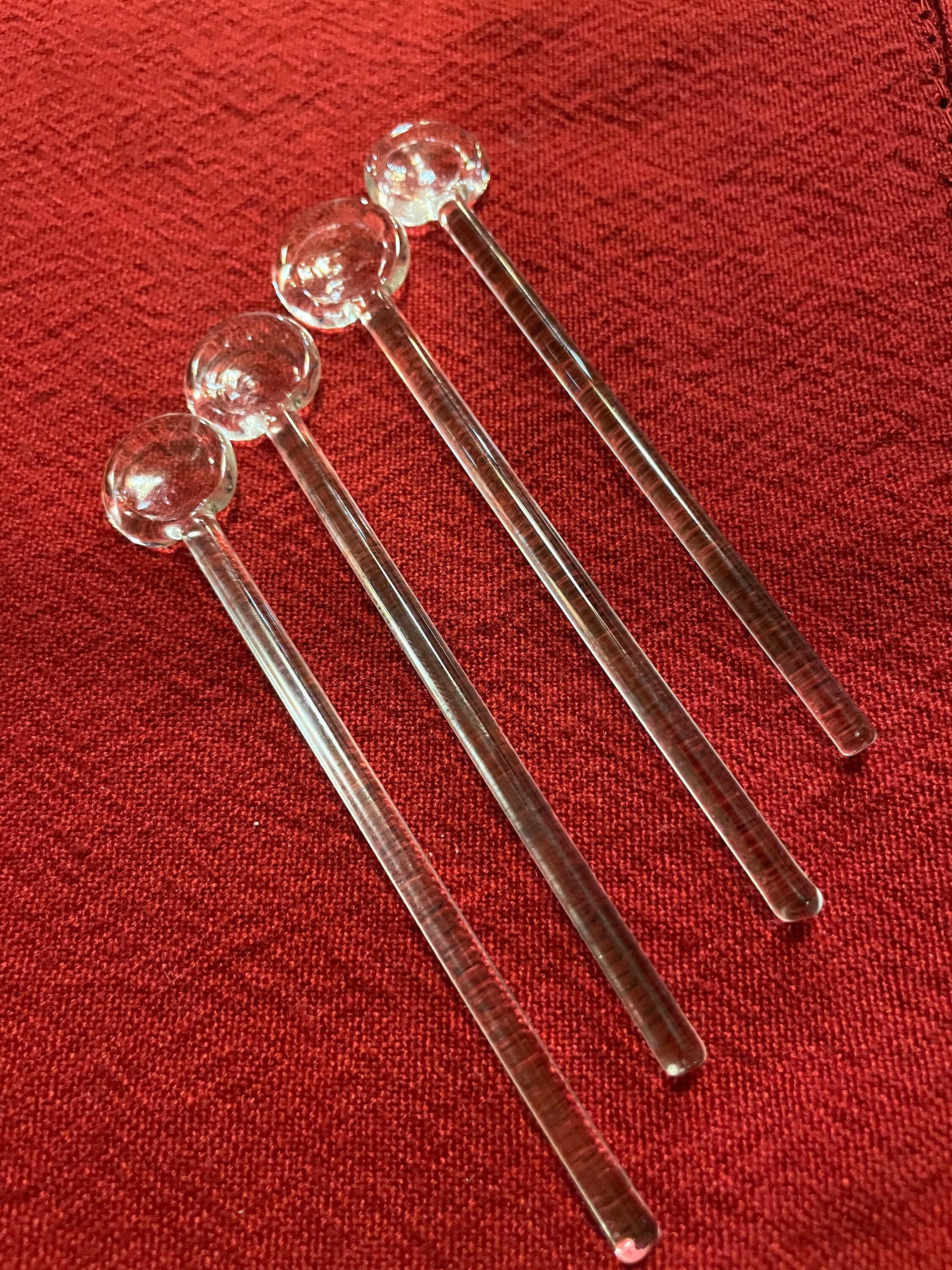 Princess House Crystal Spoons, Sweet, Clear, Set up Four Spoons Etsy