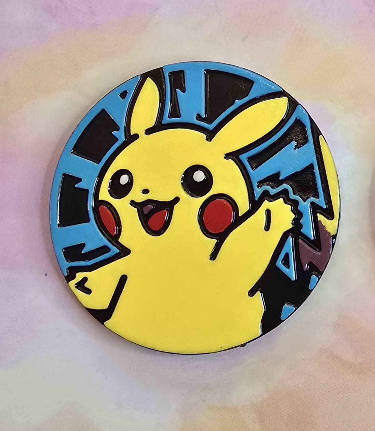 Pikachu Metal Coin - Etsy