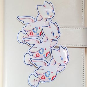 Togetic Sticker | Vinyl PKMN Sticker for Laptops and Water Bottles