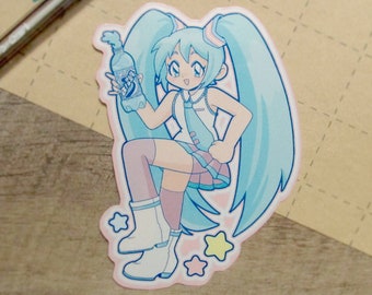 Baja Blast Miku Vinyl Sticker