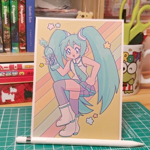 Baja Blast Hatsune Miku Print | Vocaloid, PoPiPo