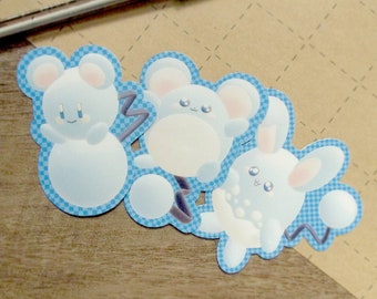 Blue Mouse Vinyl Stickers