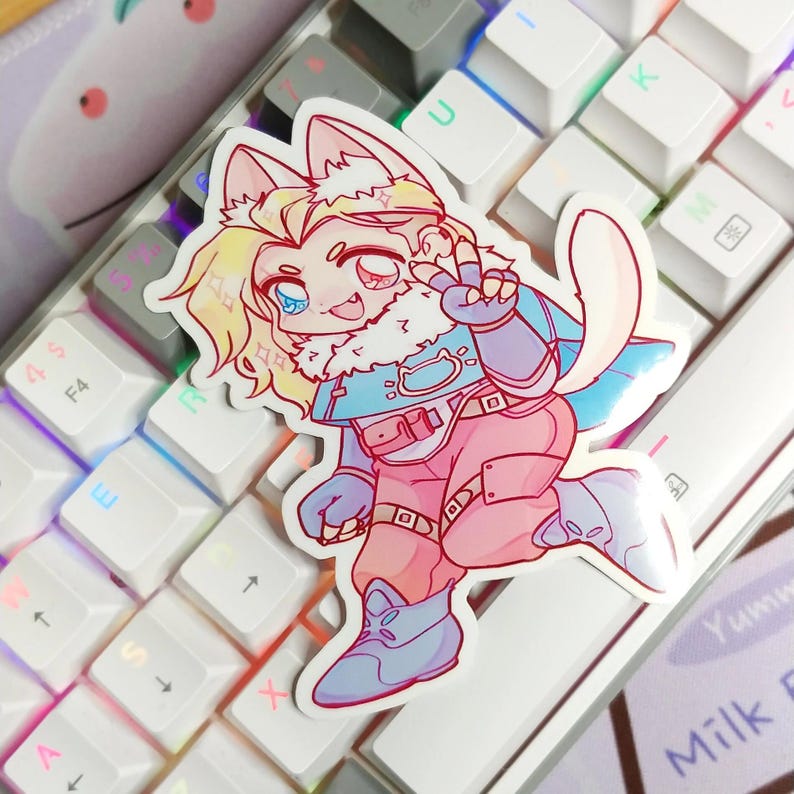 Valorant Cat Boy Sova Vinyl Sticker - Etsy