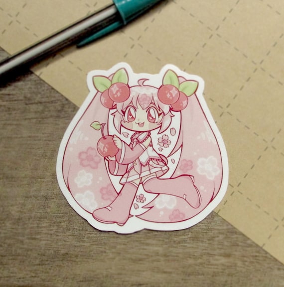 Sakura Miku Sticker | Vocaloid, Hatsune Miku