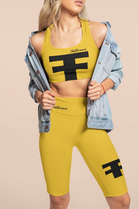 nike air women's bike shorts yellow