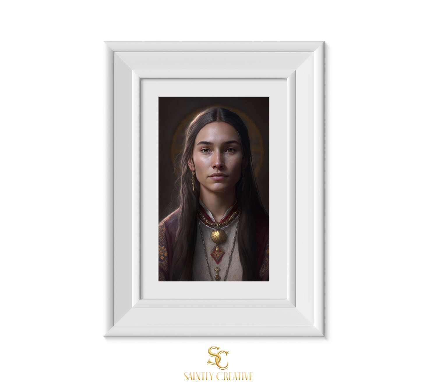 St. Kateri Tekakwitha Portrait - Digital - Etsy