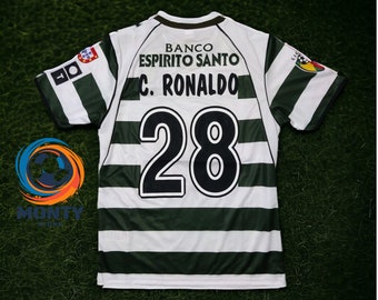 Vintage Ronaldo Jersey -  Retro Soccer Jersey - Vintage Ronaldo Shirt - Vintage Cristiano Ronaldo Debut Jersey - Cristiano Ronaldo