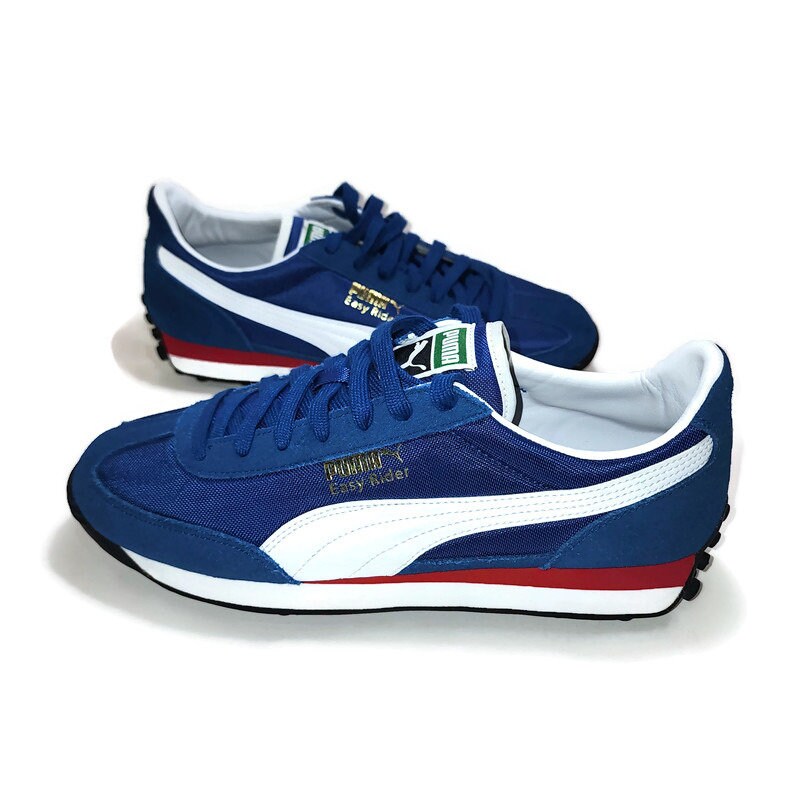 Puma easy rider trainers white/true blue cheap