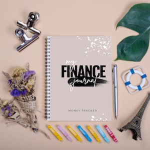 Finance Journal Tracker| Personal Finance Planner| Budget Tracker Notebook| Financial Organizer| Money Management| Personal Budget Planner