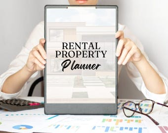 Rental Property Planner | Real Estate Organizer (Digital Download)
