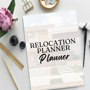 Relocation Planner Family Organizer| Household Moving Checklist| Family Move Planner| Moving To Do List| Relocation Planning for Families
