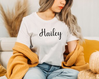 Name T-shirt with Your Name Shirt Gift Personalized Name Shirt with Custom Name Gift for Birthday Gift Personalized Gift Best Friend shirt