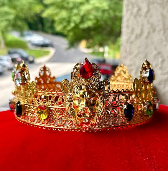 custom size metal imperial crown wedding
