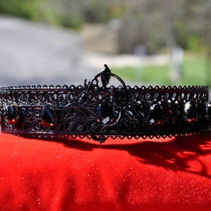 Black Dragon Gothic Crown, King Crown, Male Crown, Men&#39;s Crown, Crowns and Tiaras Medieval, Head Accessories, Custom Crown, Renaissance