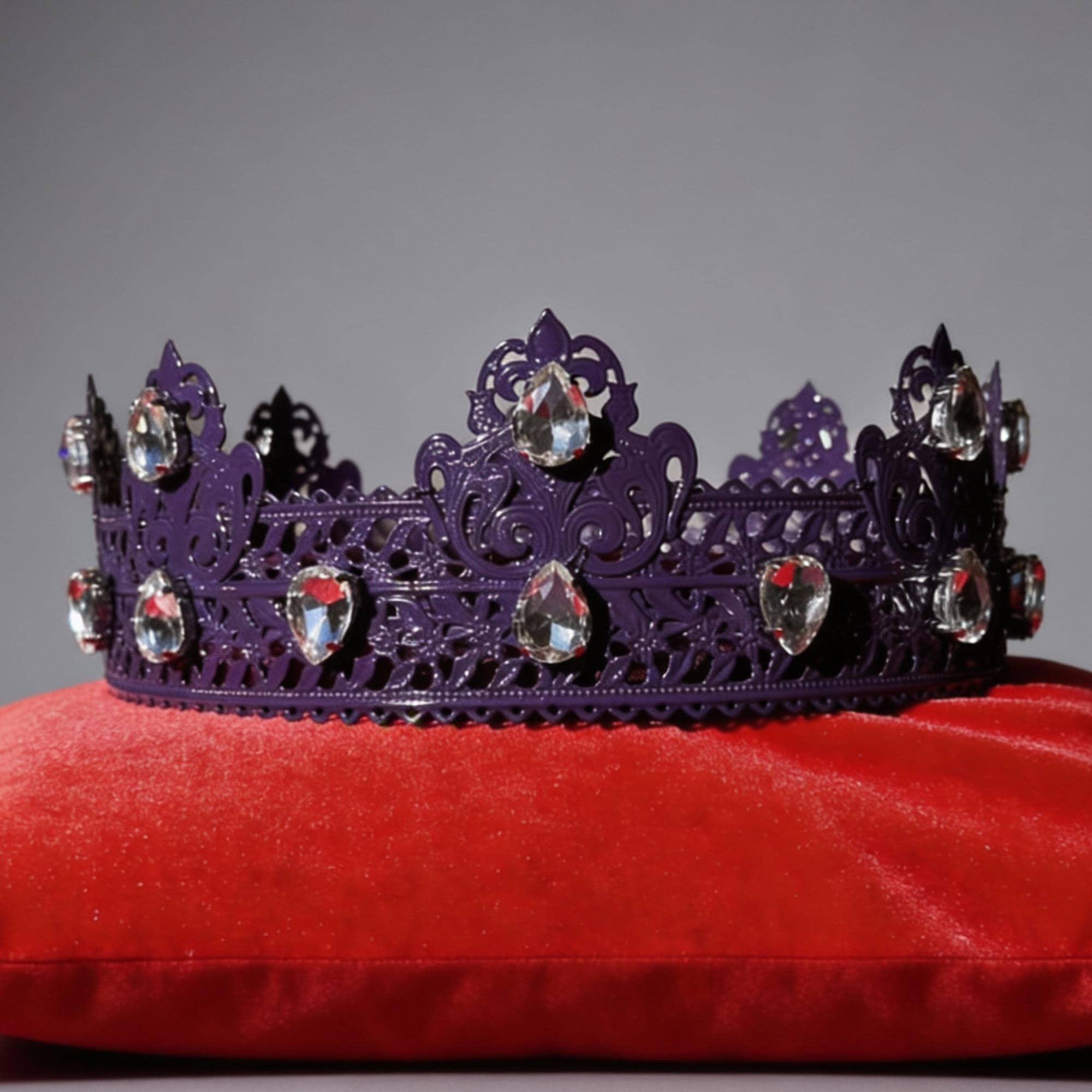 HANDCRAFTED Elegant Purple and brass Tiara made by a creator on Etsy NWOT HANDCRAFTED Elegant Purple and brass Tiara made by a creator  main image 2