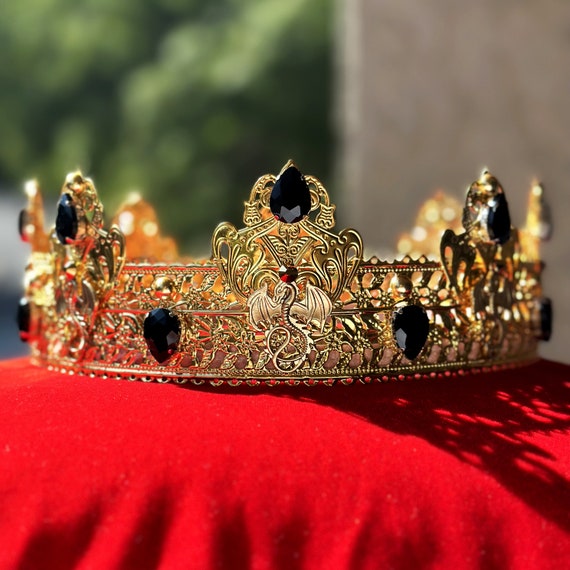 custom size metal imperial crown wedding