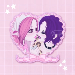 Nana Osaki & Hachi Heart Nana Komatsu Anime Vinyl Sticker Handmade Gift