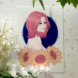 Hachi Nana Komatsu Print | Ai Yazawa Nana Art | Nana Manga Anime Digital Illustration Print