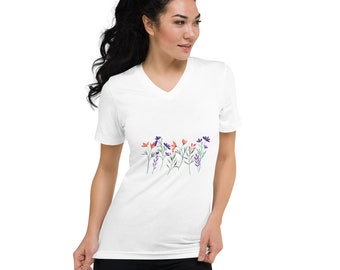 Bleib Wild, Geschenk für sie, Damen Shirt, Geburtstagsgeschenk, Inspirational Shirt, Zitat Shirt, Wilfdlower Shirt, Pflanzenliebhaber Geschenk