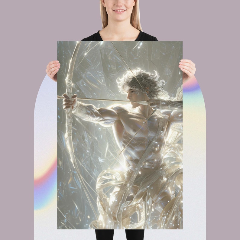 Apollo's Radiance Matte Print, Greek God Apollo Print, Greek Mythology ...