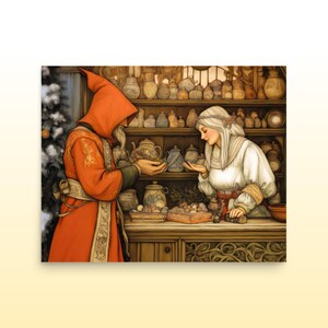 General Store Fantasy Matte Print Fantasy Inspired Wall Art Whimsical Fantasy Print Fantasy Room Decor DND Room Wall Art Fantasy Lover Gift