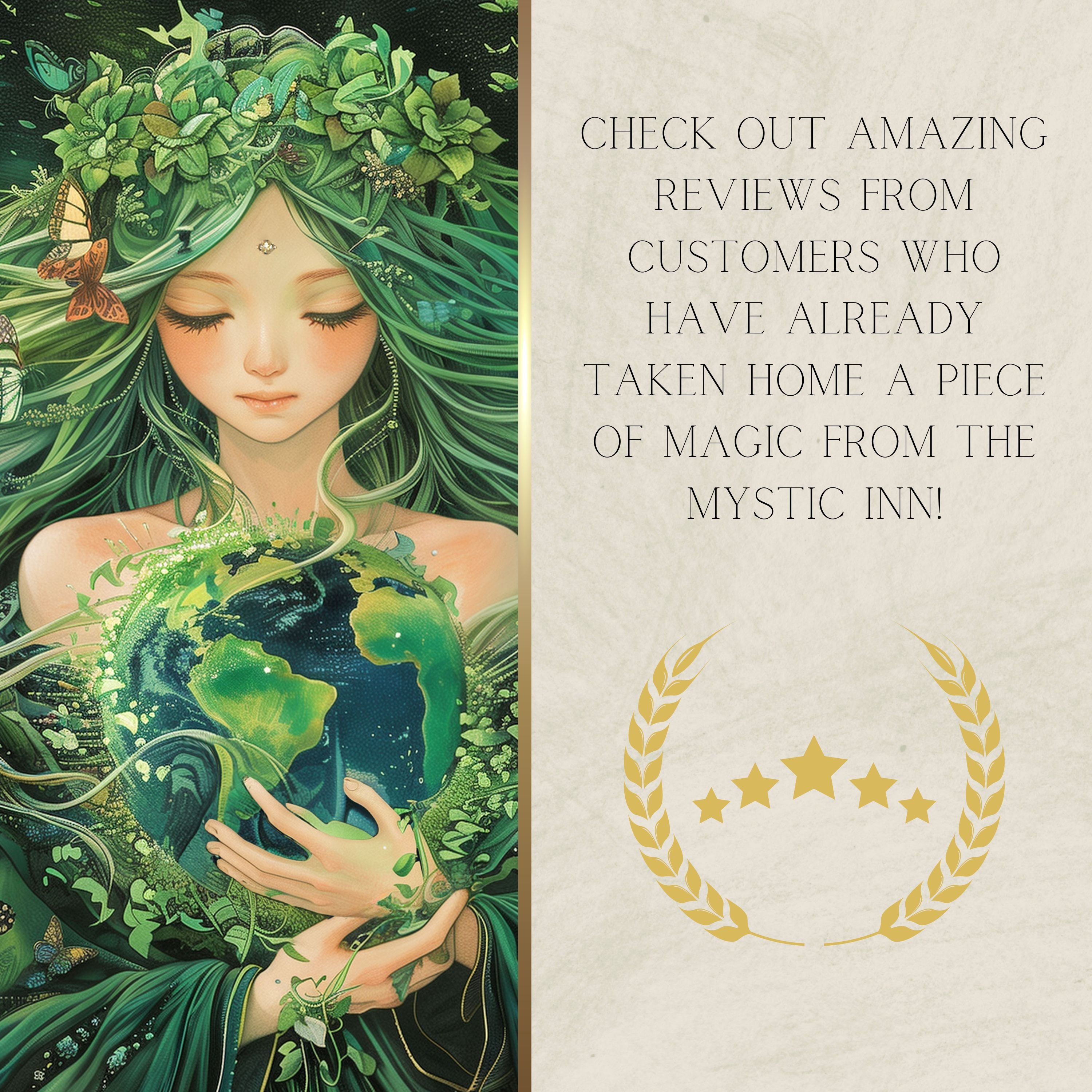 Gaia's Embrace Enhanced Matte Print Greek Goddess Gaia Wall Decor