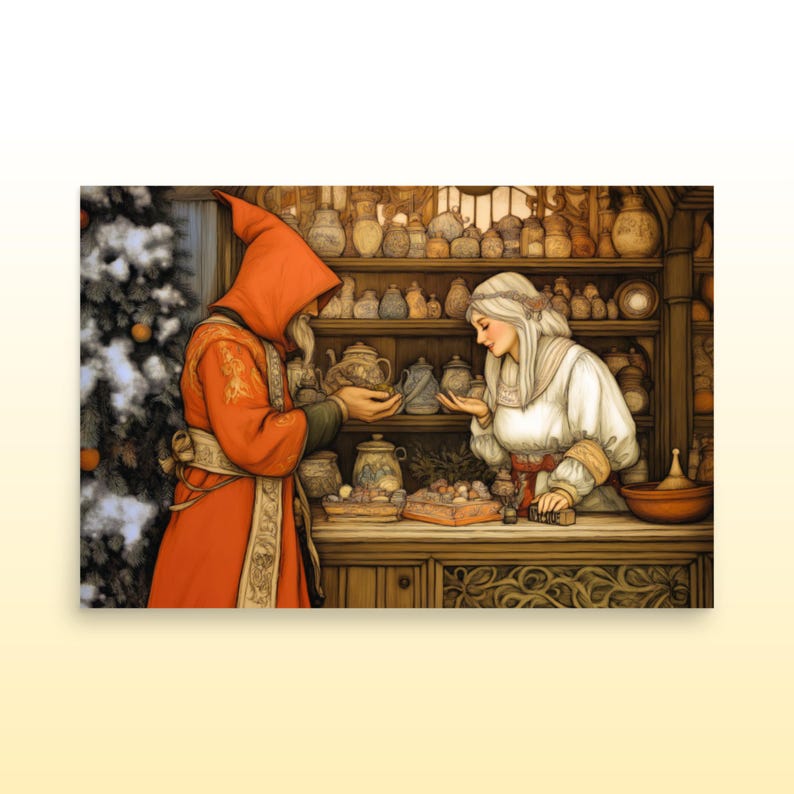 General Store Fantasy Matte Print Fantasy Inspired Wall Art Whimsical Fantasy Print Fantasy Room Decor DND Room Wall Art Fantasy Lover Gift