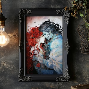 Persephone und Persephone Matt Print, Griechische Göttin und Gott Matte Poster, Persephone und Persephone Liebe, Romanze, Kunst, Griechische Mythologie, Poster, Kunstdruck
