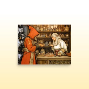 General Store Fantasy Matte Print Fantasy Inspired Wall Art Whimsical Fantasy Print Fantasy Room Decor DND Room Wall Art Fantasy Lover Gift