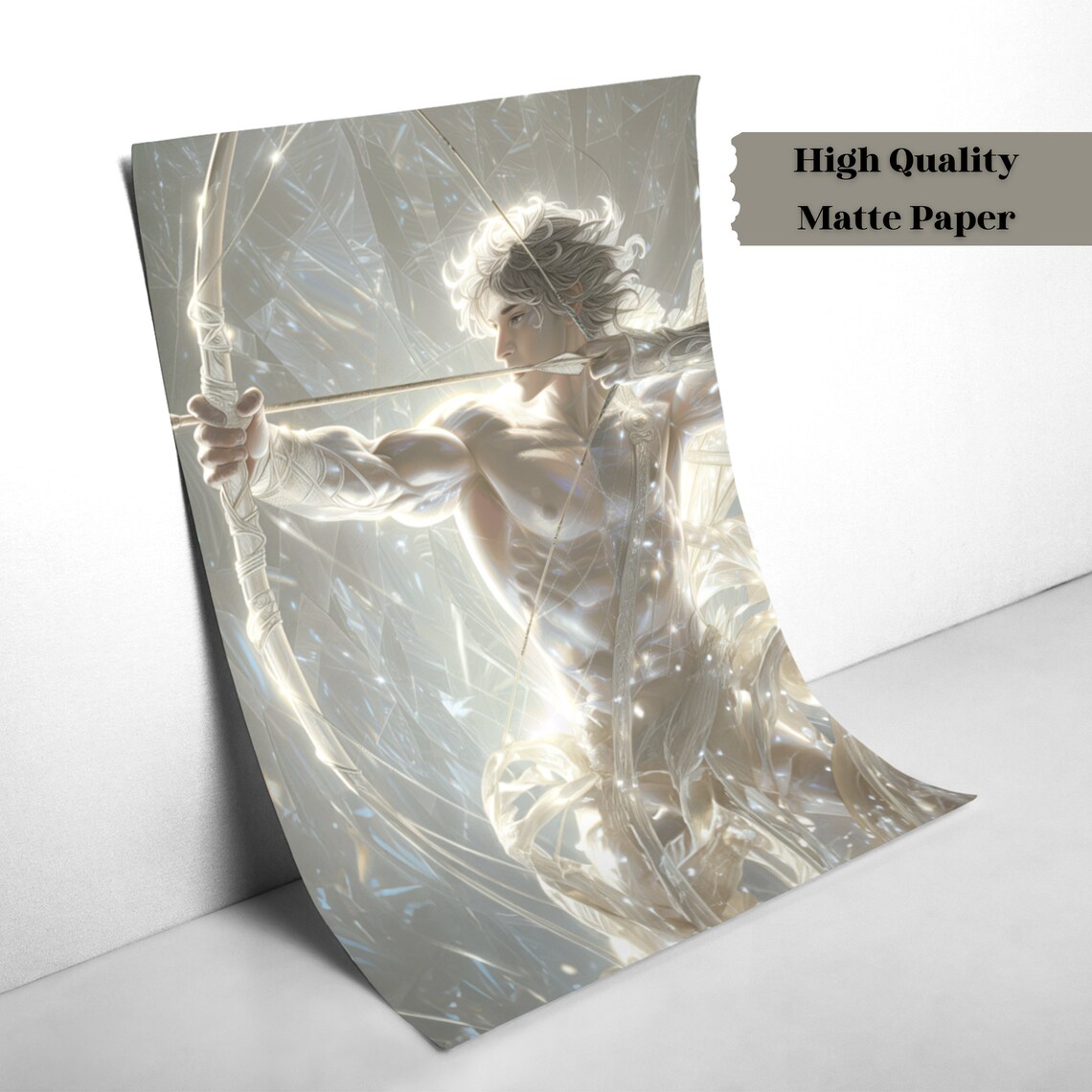 Apollo's Radiance Matte Print, Greek God Apollo Print, Greek Mythology ...