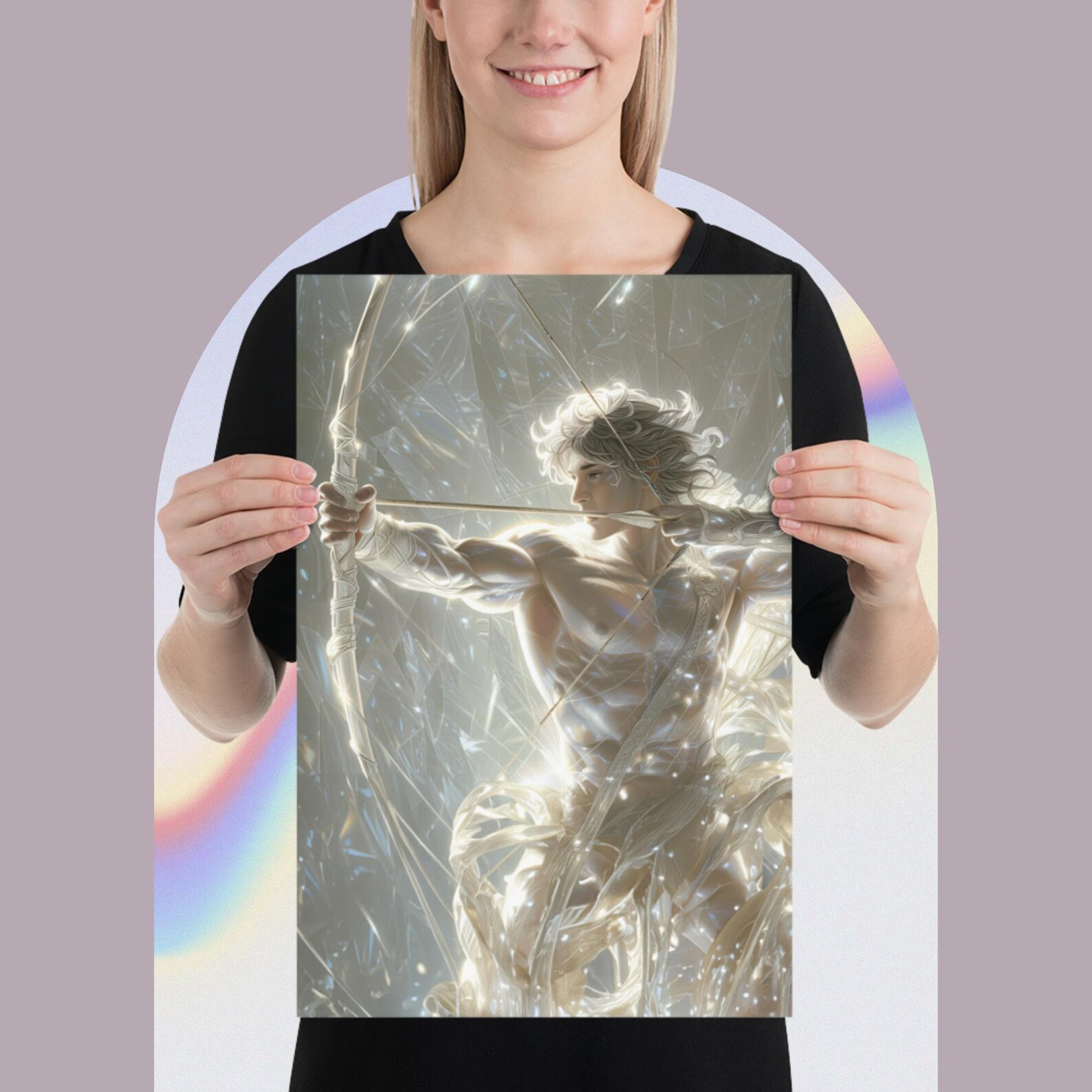 Apollo's Radiance Matte Print, Greek God Apollo Print, Greek Mythology ...