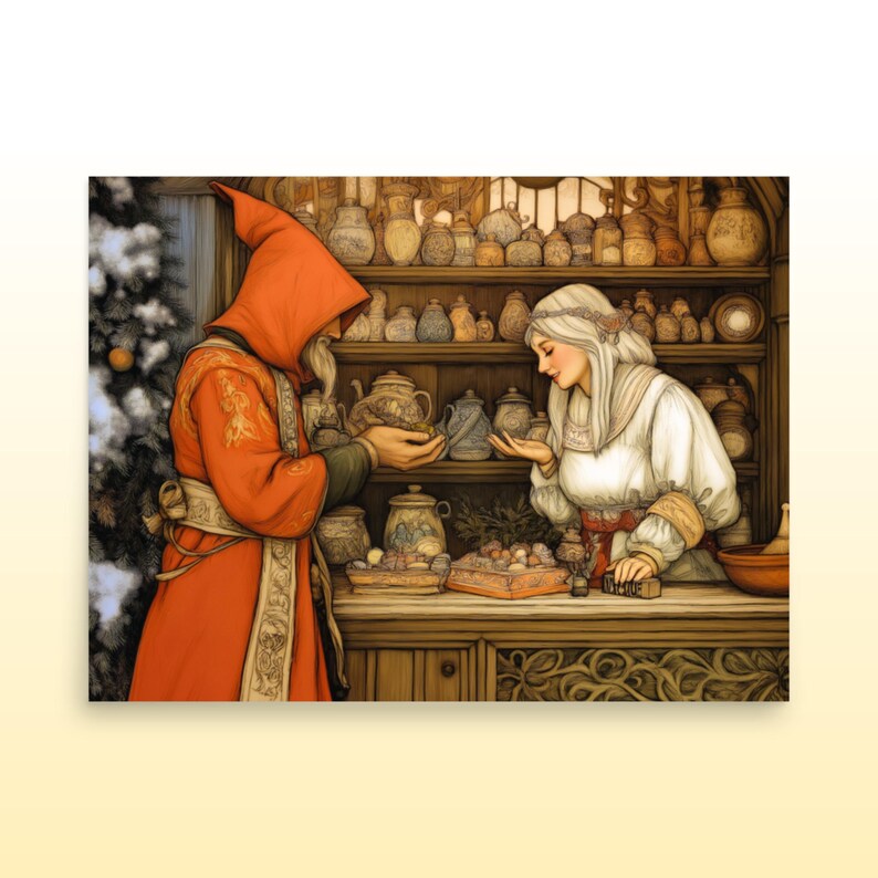 General Store Fantasy Matte Print Fantasy Inspired Wall Art Whimsical Fantasy Print Fantasy Room Decor DND Room Wall Art Fantasy Lover Gift