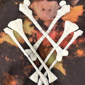 Huesos de pierna impresos en 3D: Piezas de esqueleto para disfraz de Halloween, tibia, peroné, fémur