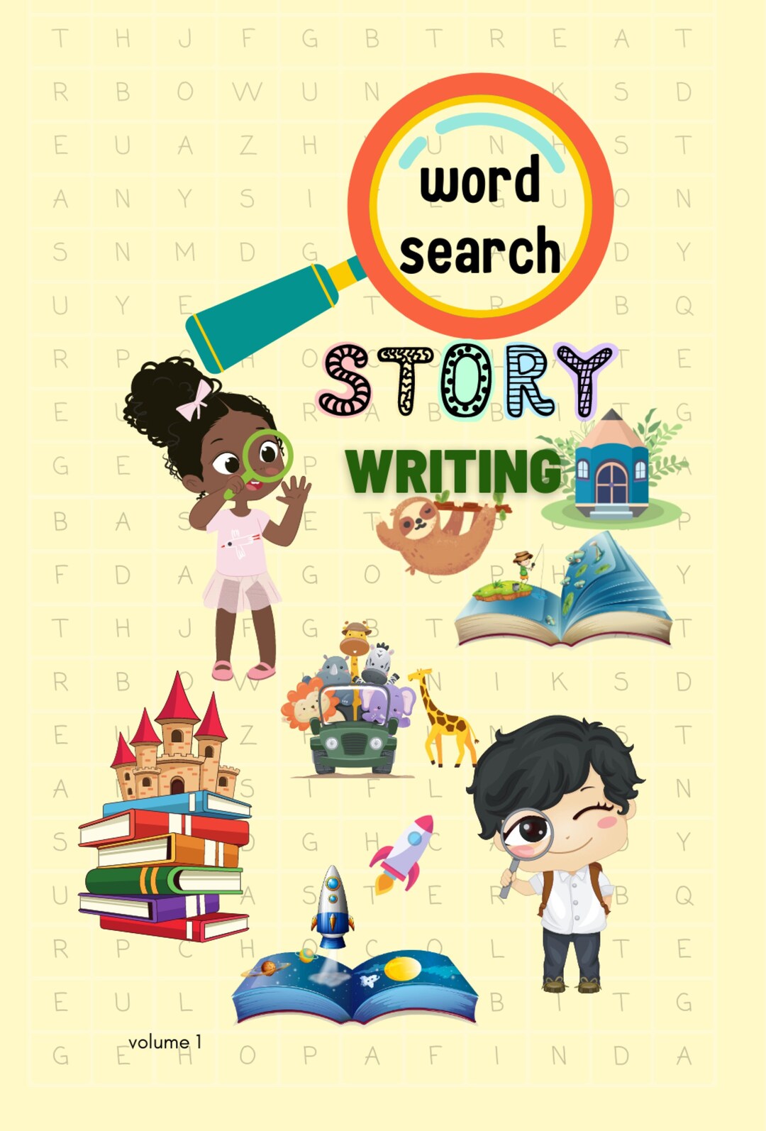 Word Search Story Writing Printable Workbook - Etsy Australia