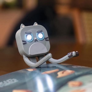 LigthyCat™ – Lámpara LED flexible para gatos / Recargable y portátil / Control táctil / Luz nocturna para dormitorio, escritorio y regalo