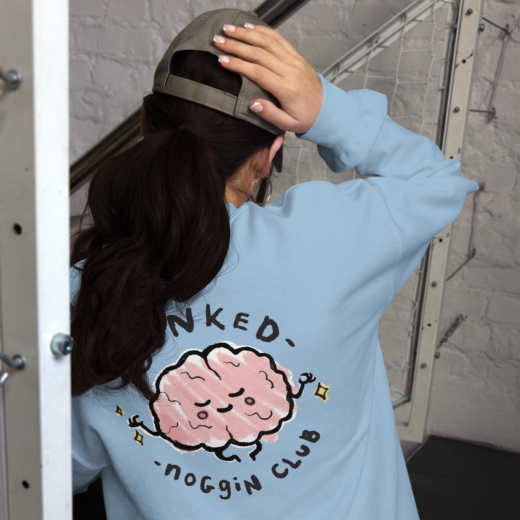 Bonked Noggin Club Sweater | Concussion Sweater | TBI | Brain
