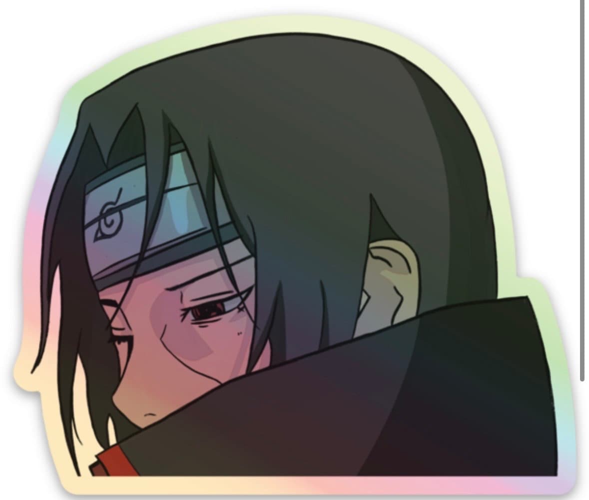 Shisui Uchiha Itachi Uchiha Sasuke Madara Sharingan Mangekyo Peeker Anime  Decal