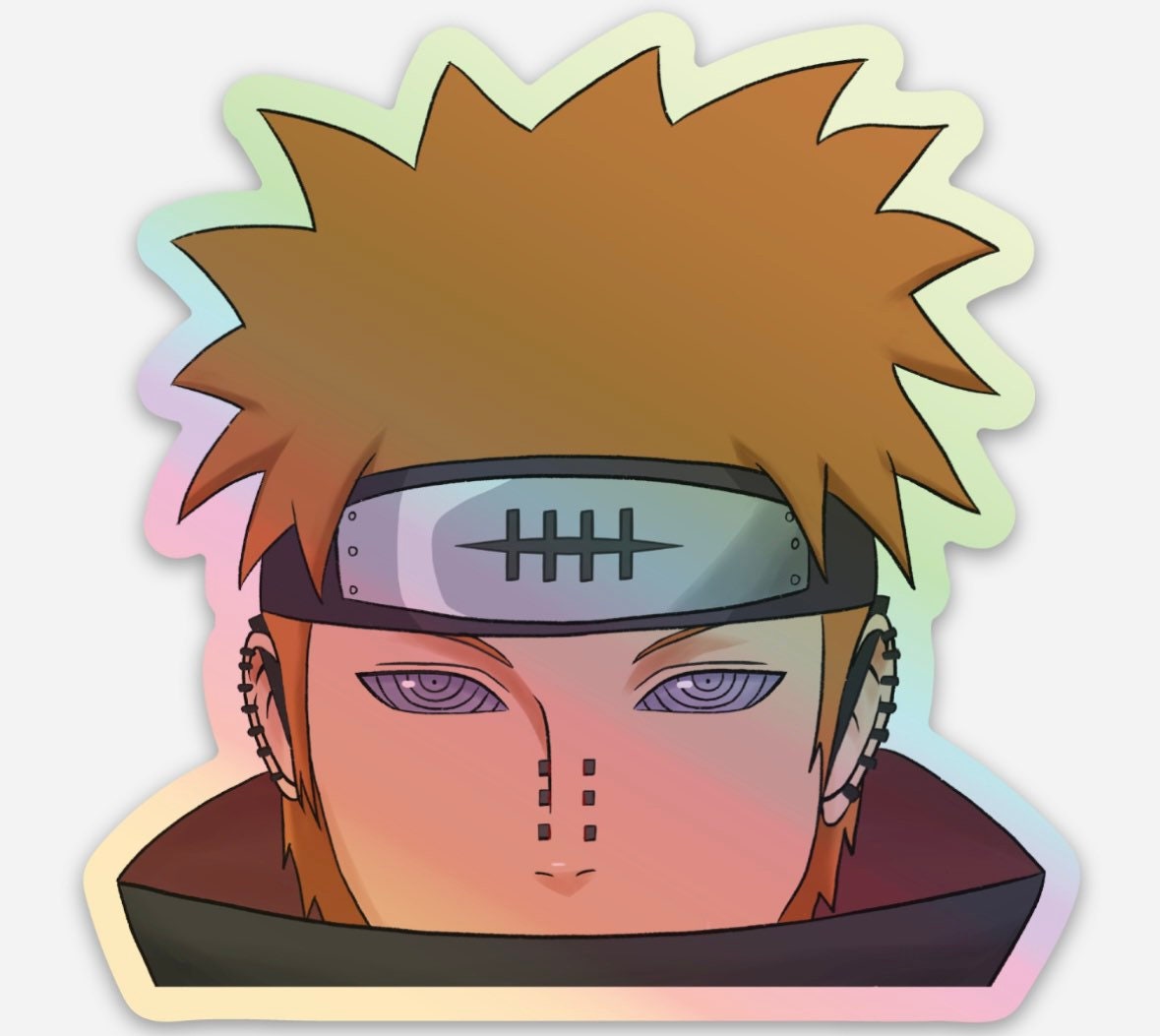 Naruto Face Squish Peeker Sticker Sticker – Anime Town Creations