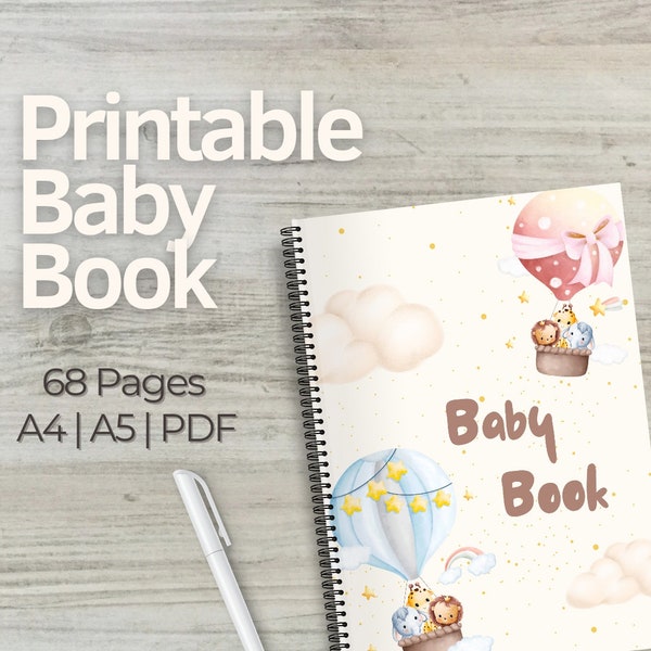 Printable Baby Book - Etsy