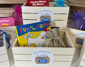 Story Kit Subscription MINI Crate-Story Props for Mini Books-Speech Therapy Mini Objects to pair with Books-Book Subscription for Kids