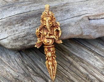 Ganesha Phurba Pendant Protection Jewelry