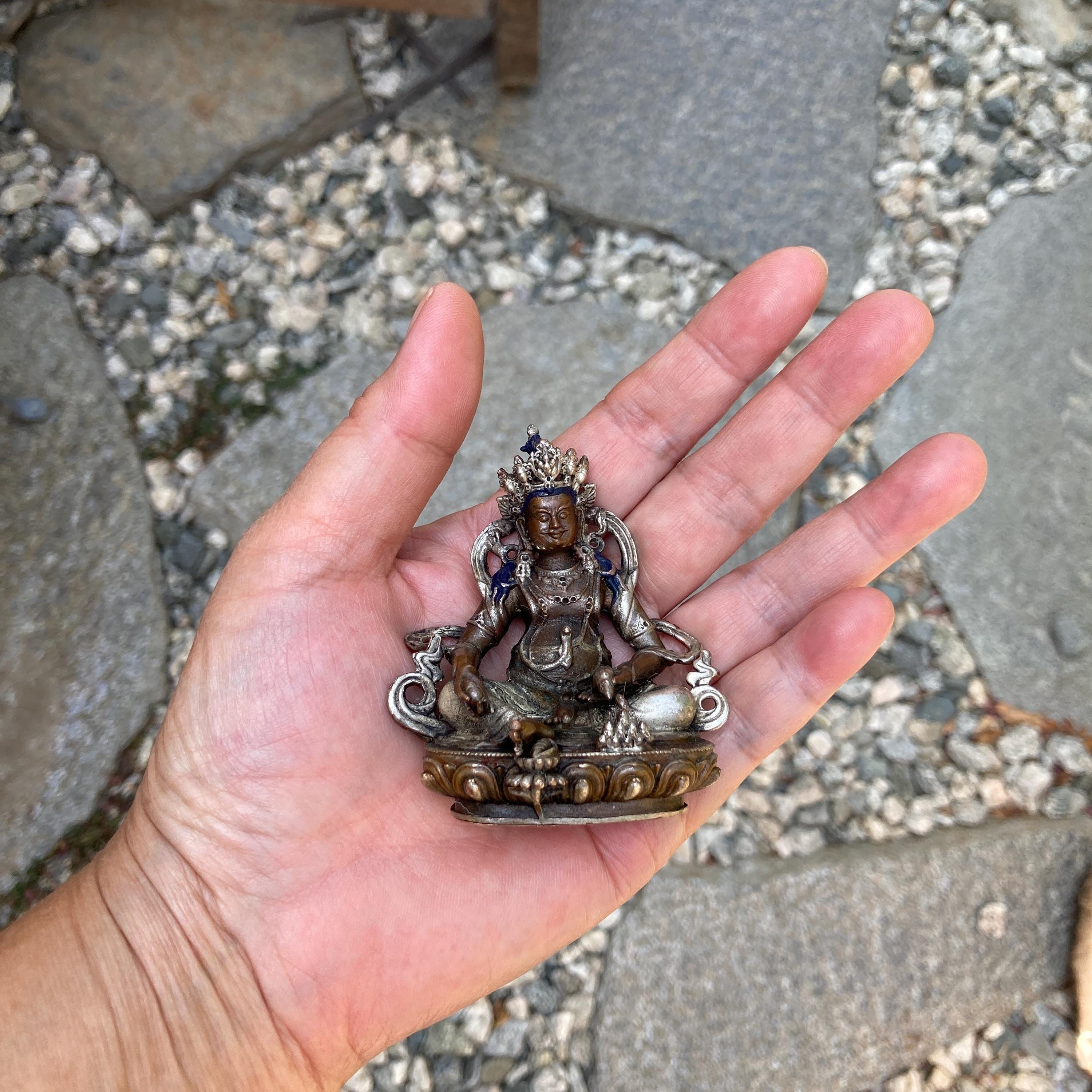 ジャンバラ菩薩像：チベット仏教の室内装飾 - Etsy 日本
