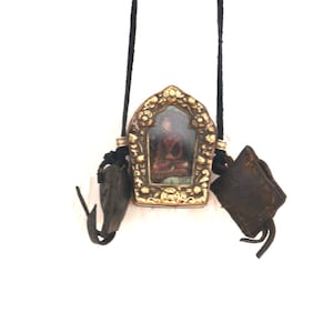Tibetan Ghau Box Buddha Prayer Container
