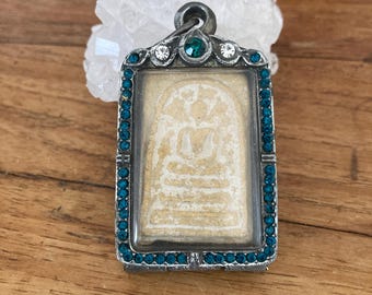 Seated Buddha Amulet Locket Pendant