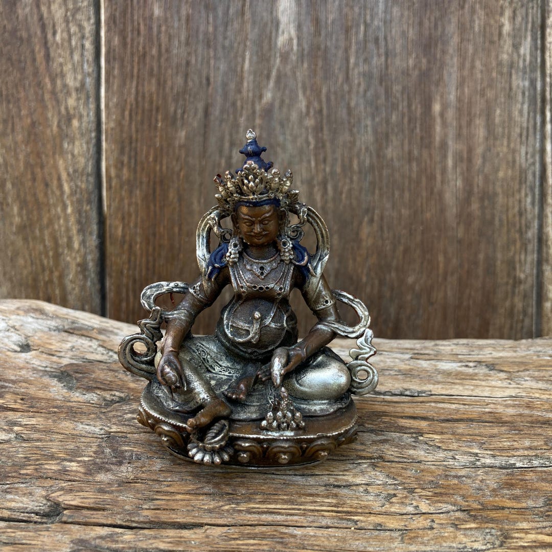 ジャンバラ菩薩像：チベット仏教の室内装飾 - Etsy 日本