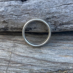 Simple Silver Ring Band Hill Tribe Style Jewelry