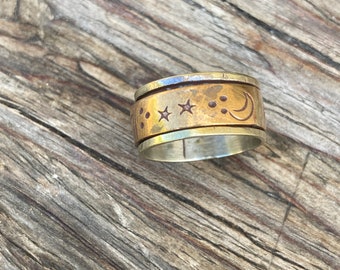 Spinner Ring Band Meditation Schmuck