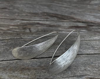 Long Teardrop Silver Earrings Karen Jewelry