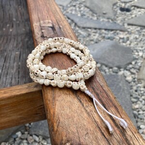 Tibetan Skull Mala Necklace 108 Prayer Beads Mundamala Yoga Gifts